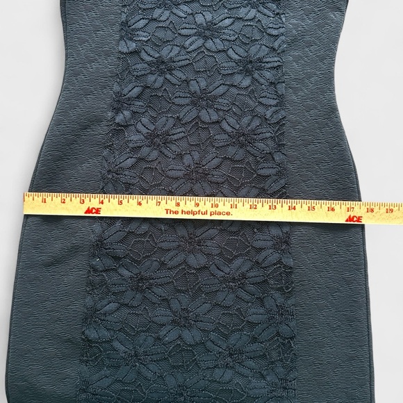 Anthropologie Moulinette Soeurs Dress Medium Navy Blue Jocelyn Lace Sheath NWT - Picture 5 of 16